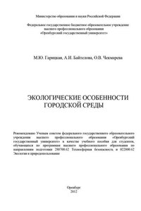 Экологические особенности городской среды