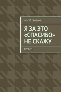 Я за это «спасибо» не скажу. Повесть