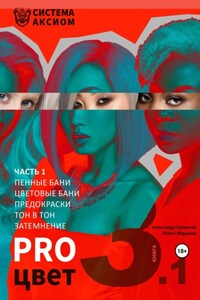 PRO цвет. Том 3. Часть 1 (пенные бани, цветовые бани, окрашивание тон в тон, затемнение волос)