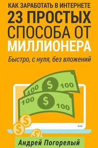 Как заработать в Интернете. 23 простых способа от миллионера. Быстро, с нуля, без вложений